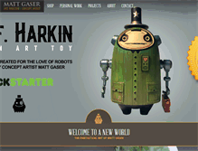 Tablet Screenshot of mattgaser.com